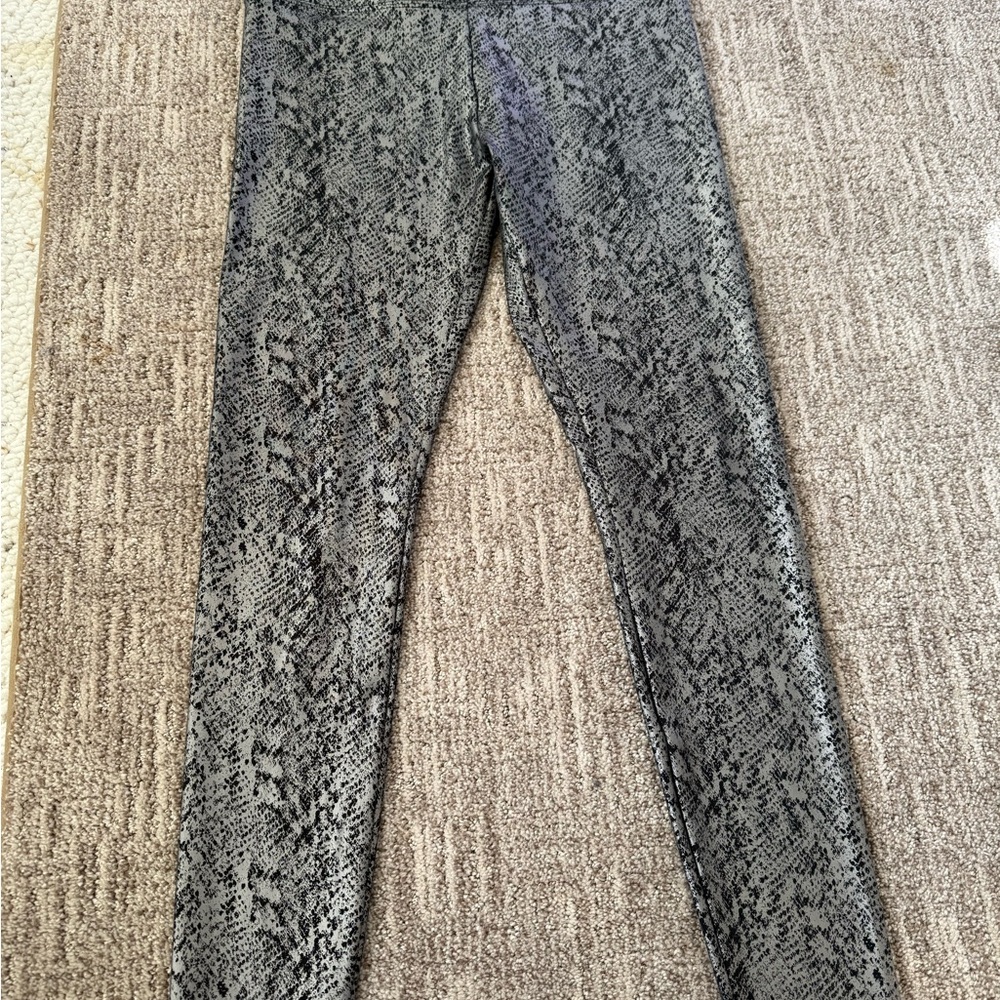 Snakeskin Print Leggings